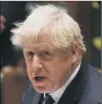  ??  ?? BORIS JOHNSON: ‘ We have two boxing gloves to pummel the disease in the weeks that follow.’