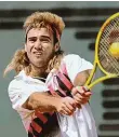  ?? Foto: Getty Images ?? S parukou Andre Agassi ve finále v Paříži 1990.