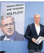  ?? FOTO: IMAGO ?? Norbert Röttgen bei der Buchvorste­llung am Montag in Berlin.