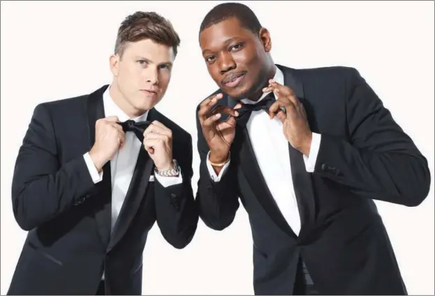  ??  ?? Colin Jost and Michael Che are set to host the 70th Annual Primetime Emmy Awards