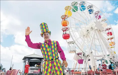  ?? XAVI JURIO ?? El parque retomó ayer la nueva temporada 112 días después