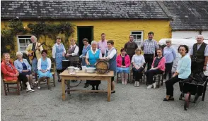  ?? Photo by Valerie O’Sullivan. ?? Eileen Lehane, Mary Cahill, Musician Jimmy Crowley, Ursula Coffey,Principal Holy Cross National School Mary T McCarthy, Kathleen O’Mahony, Fidelma McCarthy, Bernie Lenihan, Toddy Doyle, Muckross Traditiona­l Farms Manager Noreen Brosnan, Brigid Hartnett, Margaret O’Donoghue, David Lynch, Pat Broderick, Vivienne O’Sullivan, Muckross House Archivist Patricia O’Hare, Assistant Manager Muckross Farms Majella Mangan,