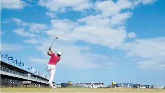  ??  ?? Jhonattan Vegas went on a wild ride just to make Carnoustie.