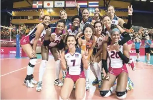  ?? FUENTE EXTERNA ?? El equipo de República Dominicana debuta hoy en la segunda ronda del Grand Prix de voleibol femenino.