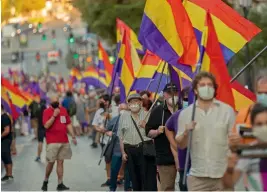  ?? (Sipa) ?? Manifestac­ión a favor de la república.