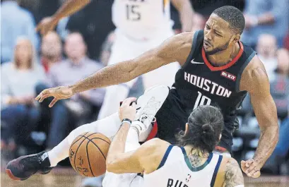  ?? ERIC CHRISTIAN SMITH THE ASSOCIATED PRESS ?? The Houston Rockets, who won a league-best 65 games last season, are off to a painful and surprising 1-5 start to the season.