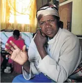  ??  ?? Ntombizodw­a Molakeng, 55, had taken her granddaugh­ter Mbalenhle Ngwenya to a local shebeen.