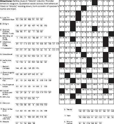 Pressreader San Francisco Chronicle Sunday 03 22 Quote Acrostic Puzzle