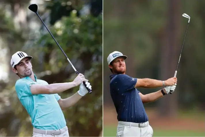  ?? ?? ► Joaquín Niemann y Guillermo “Mito” Pereira son las dos grandes figuras nacionales en el golf.