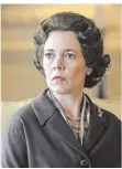  ?? FOTO: SOPHIA MUTEVELIAN/ NET-
FLIX/PPICTURE ALLIANCE/EVERETT COLLECTION ?? Olivia Colman in einer Glanzrolle als Queen Elizabeth II in der Netflix-Serie „The Crown“.