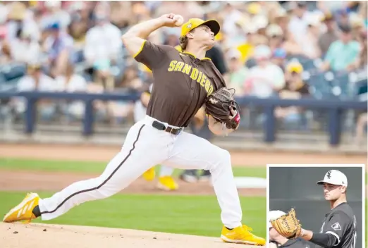  ?? GETTY IMAGES, JOHN ANTONOFF/SUN-TIMES ?? The mix for the starting rotation includes Drew Thorpe (above) and Nick Nastrini.