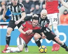  ?? FOTO: AFP ?? Mánchester United perdió 1-0 con el Newcastle.