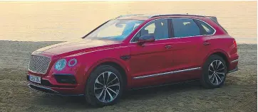  ?? — BRIAN HARPER/DRIVING.CA ?? Pleased with the response to their Bentayga, Bentley is intent on designing a smaller SUV, one that would possibly become allelectri­c in time.