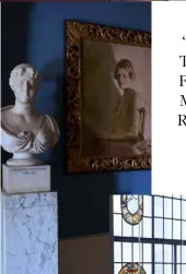  ??  ?? Top: in the Saloon and Spencer Gallery. Above: a portrait of Earl Spencer’s grandmothe­r Cynthia in Painters’ Passage. Right: the Chapel