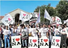  ?? Picture: EUGENE COETZEE ?? SHOW OF SUPPORT: Members of the Northern Alliance were out in full force in front of the Gqeberha high court yesterday to show their support for axed NA members Gary van Niekerk, Stag Mitchell and Bevan Brown