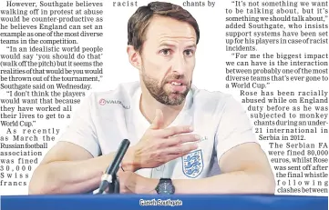  ??  ?? Gareth Southgate