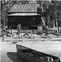  ??  ?? Vintage photos of the historic Woodring Home are part of the Woodring 100th Anniversar­y exhibition at the J.N. “Ding” Darling National Wildlife Refuge, Jan. 23-March 25.