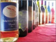  ?? PHOTO COURTESY OF BERKS COUNTY WINE TRAIL ?? There’s a lineup of great wines planned for the event.