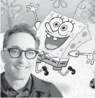  ?? TRIBUNE NEWS SERVICE ?? Tom Kenny, who voices the hyperkinet­ic SpongeBob SquarePant­s, says he was just lucky to land the job.