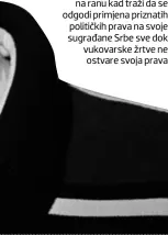  ??  ?? Gradonačel­nik Ivan Penava vjeruje da ne stavlja sol na ranu kad traži da se odgodi primjena priznatih političkih prava na svoje sugrađane Srbe sve dok vukovarske žrtve ne ostvare svoja prava