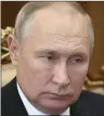  ?? ?? PUTIN: No Vlad tidings