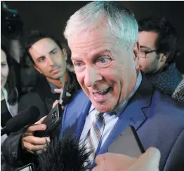  ?? PHOTO JEAN-FRANÇOIS DESGAGNÉS ?? Figure bien connue à Lévis, le caquiste François Paradis pourrait éventuelle­ment être nommé dans le futur cabinet Legault.