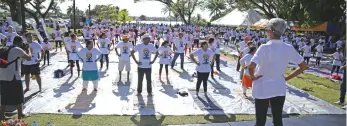  ??  ?? Fiji Girmit Council Yoga Teacher, Ms. Rambha Maharaj led Yoga enthusiast­s with the Common Yoga Protocol. Due to COVID-19 restrictio­ns in Fiji, there was no public Yoga celebratio­n organized by the High Commission in 2020.