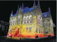  ??  ?? An artist’s impression of lighting on the Town House