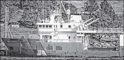  ?? TiM KRoCHaK/tHE CHRoniCLE HERaLd ?? The federal government is auctioning off the former CCGS Matthew, seen here in Dartmouth on Tuesday, for a minimum bid of $1 million.