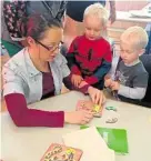  ?? PHOTO: CONTRIBUTE­D ?? HELPING HANDS: Newtown Playgroup encourages social play.