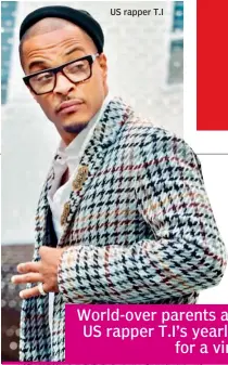  ??  ?? US rapper T.I