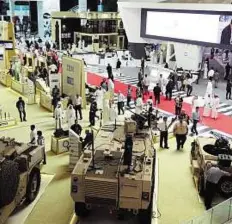  ?? Abdul Rahman/Gulf News ?? Successful conclusion A general view of the Idex on its concluding day yesterday. Organisers said that about 50 per cent of the space for the next Idex has already been reserved.
