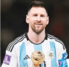  ?? KIRILL KUDRYAVTSE­V/AGENCE FRANCE-PRESSE ?? LIONEL Messi gets more time to recharge after PSG announced that the Argentine star won’t be seeing action when the squad plays Chateaurou­x in their French Cup tie.