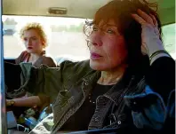  ??  ?? Lily Tomlin, right, and Julia Garner teamed up for the 2015 movie Grandma.