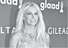  ?? — AFP file photo ?? Spears attends the 29th Annual GLAAD Media Awards on Apr 12, 2018.