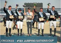  ??  ?? New Zealand were crowned champions in the FEI Nations Cup event.