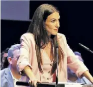  ?? ?? Bárbara Soler (PSOE) geht’s um soziale Ader.