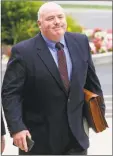  ?? Hearst Connecticu­t Media file photo ?? Michael Skakel arrives at State Superior Court in Stamford in 2014.