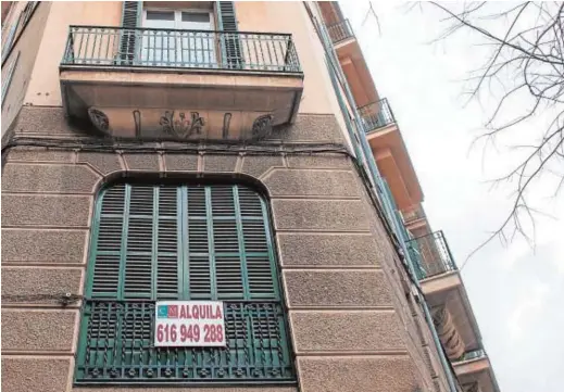  ?? ALBERTO VERA ?? Vivienda en alquiler en Palma de Mallorca