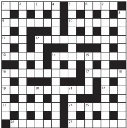  ?? PRIZES of £20 will be awarded to the senders of the first three correct solutions checked. Solutions to: Daily Mail Prize Crossword No. 15,070, PO BOX 3451, Norwich, NR7 7NR. Entries may be submitted by second-class post. Envelopes must be postmarked no l ??