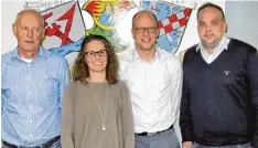  ?? Foto: Andreas Brücken ?? Der neue Vorstand der Initiative: (von links) Harald Gaule, Christiane Zeller, Florian Schirmer und Andreas Mayr.