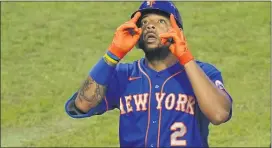  ?? MATT SLOCUM — THE ASSOCIATED PRESS FILE ?? Mets’ Dominic Smith got emotional when he spoke about the racial unrest in America.