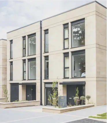  ??  ?? 0 A new developmen­t helped make Woodcroft one of Edinburgh’s most expensive streets