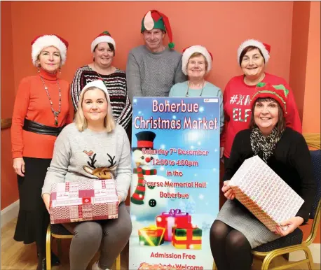  ??  ?? Boherbue Christmas Market takes place on this Saturday, Dec. 7th in Pearce Memorial Hall from 12-4pm. Photo by Sheila Fitzgerald