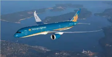  ?? VNA/VNS Photo ?? Airlines stocks still traded positively, with shares of Vietnam Airlines surging nearly 1.5 per cent yesterday. This helped cushion the market's general downtrend.