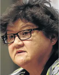  ?? / ESA ALEXANDER ?? Minister of Public Enterprise­s Lynne Brown was joined by the Eskom board to explain Brian Molefe’s return as its CEO.