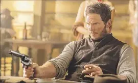  ?? Sam Emerson TNS ?? TOBACCO incidents in movies increased 43% from 2010 to 2016, a report finds. Above, Chris Pratt plays a smoking gambler in 2016’s “The Magnificen­t Seven.”