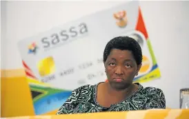  ?? /The Times ?? Update needed: Social Developmen­t Minister Bathabile Dlamini heads the department in charge of the government’s multibilli­on-rand social grant contract.