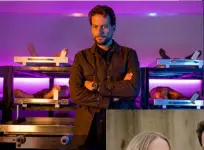  ??  ?? ABOVE: In Harrow, Ioan plays a forensic pathologis­t who lives in Brisbane. RIGHT: With Liar co-star Joanne Froggatt.