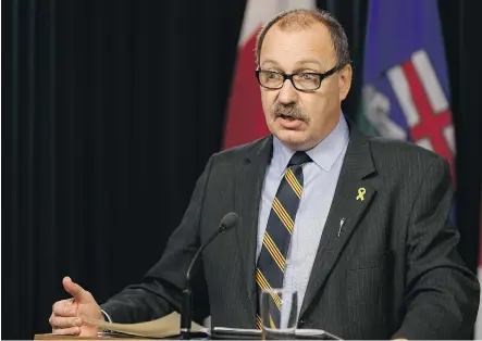  ?? IAN KUCERAK/FILES ?? Ric McIver initially accepted Marguerite Trussler’s decision that he recuse himself whenever the electrical utility industry was being discussed or voted upon in the legislatur­e. His wife, Christine, owns a small energy retail company.